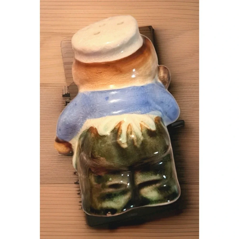 Vtg 1950s Hedgehog Mole Couple‎ Salt & Pepper Shakers Japan Anthropomorphic